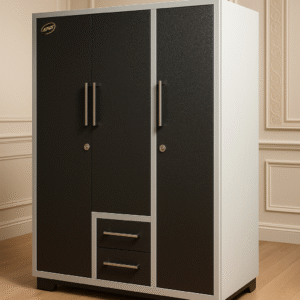 Everking Dual Drawer Designer Steel Almirah
