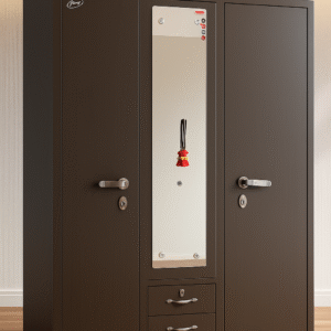 Everking Modern Triple-Door Steel Almirah