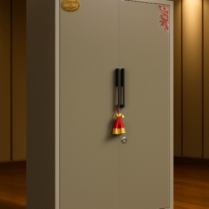 Everking Elegant Grey Locker Style Almirah