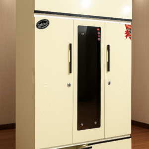 Everking Ivory Finish Modern Almirah