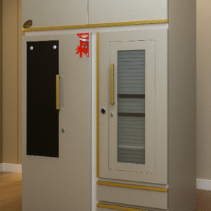 Everking Deluxe Almirah with Glass Door